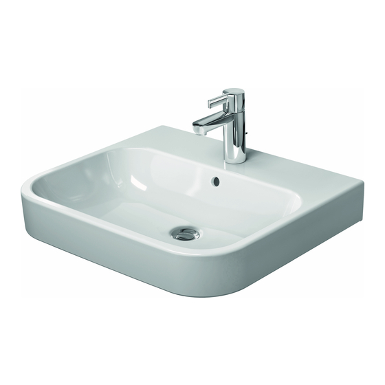 DURAVIT Happy D.2 Mounting Instructions