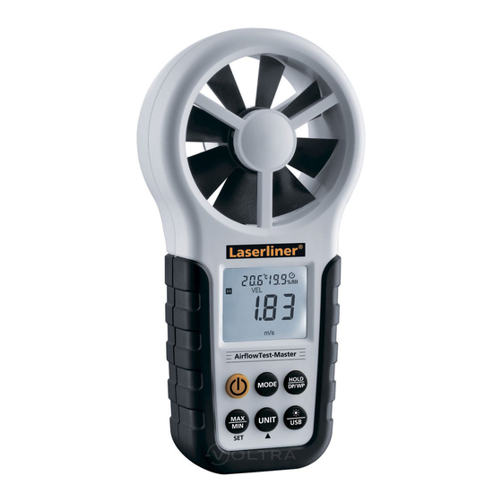 LaserLiner AirflowTest-Master Manual