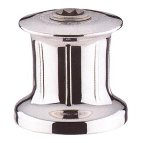Andersen WINCH 16 Mounting Instruction