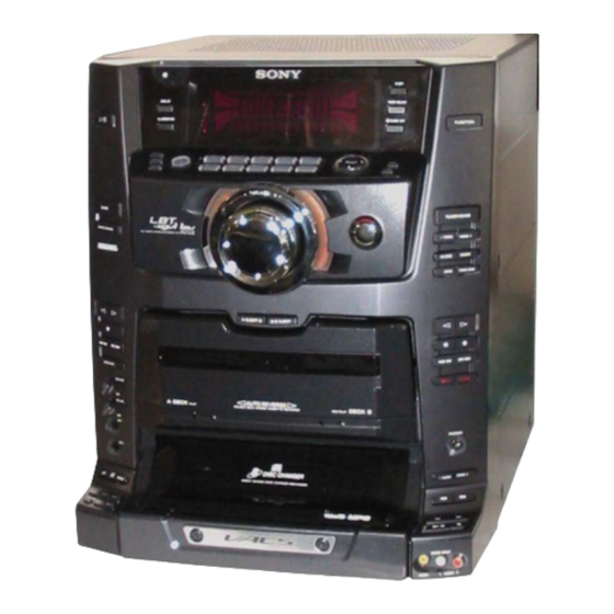 Sony HCD-XGV11AV Service Manual