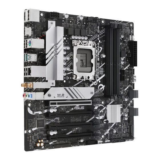 Asus PRIME B760M-A WIFI D4 Quick Start Manual