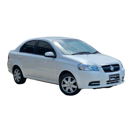 HOLDEN TK BARINA SEDAN 2008 Owner's Handbook Manual