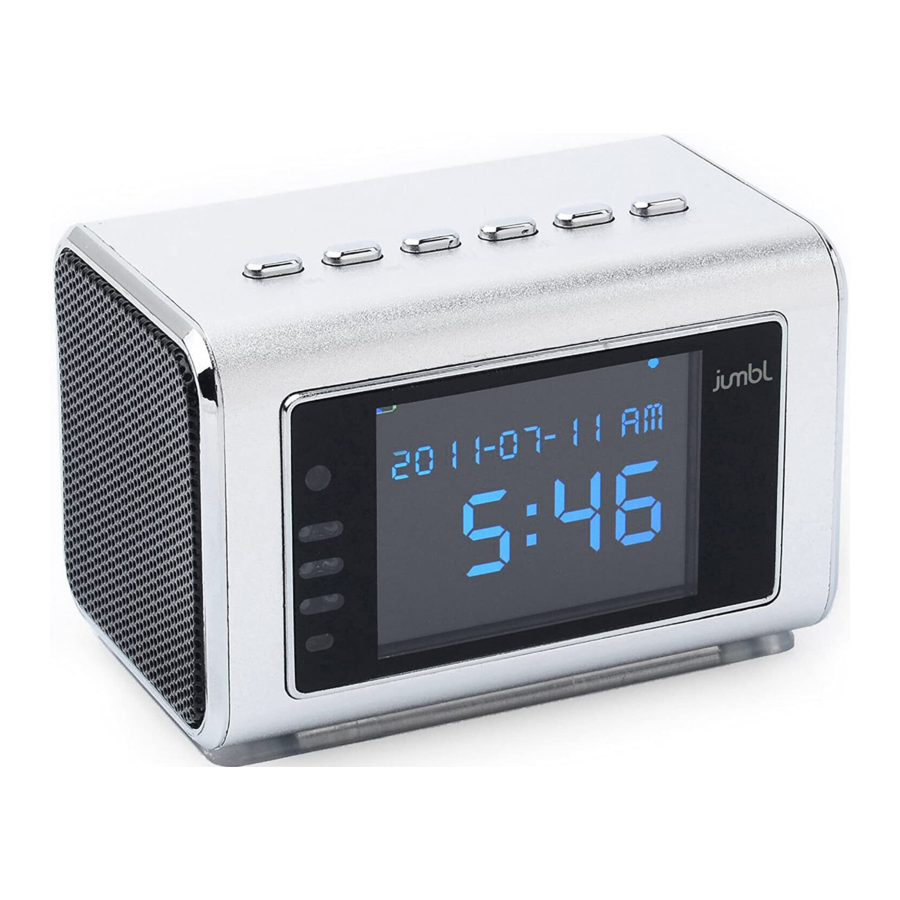 Jumbl Mini Spy Camera and Clock Radio Manual