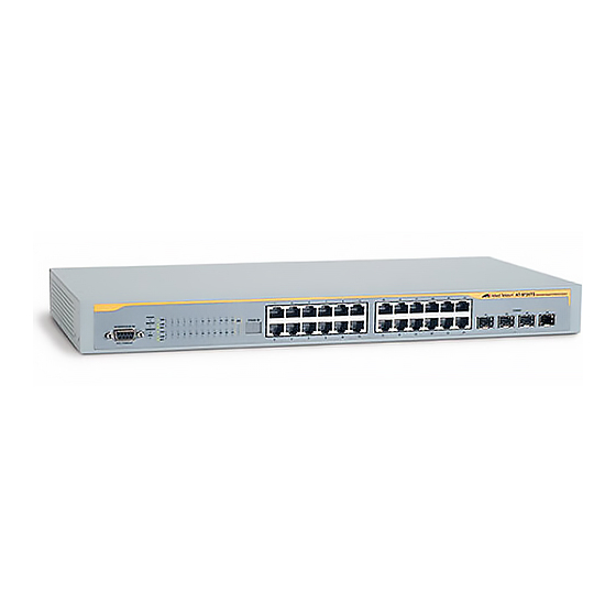 Allied Telesis AT-9724TS Installation And User Manual