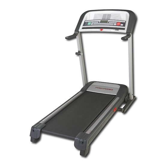 Pro-Form 6.0 Zt Treadmill User Manual