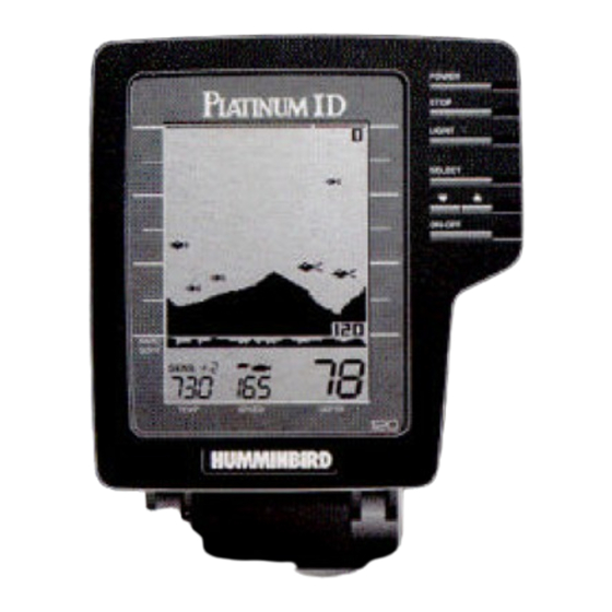 Humminbird Platinum ID 120 Operation Manual