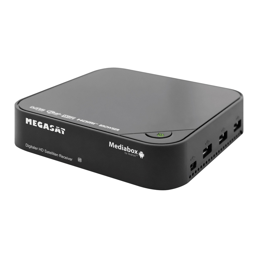 Megasat Mediabox Manuals