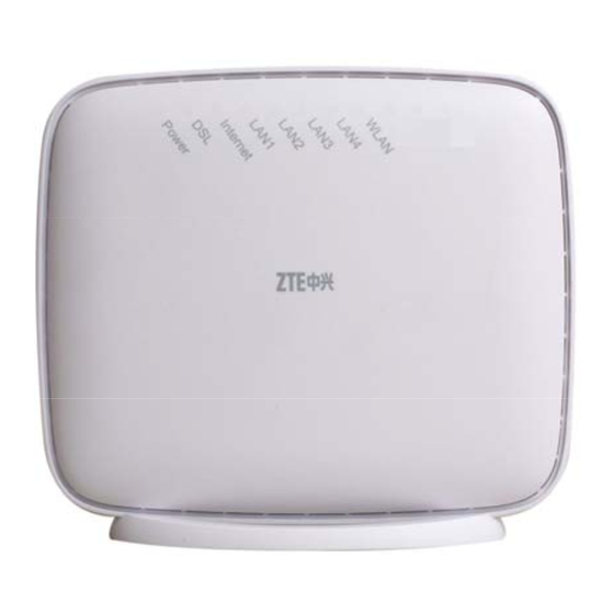 ZTE ZXHN H168N USER MANUAL Pdf Download | ManualsLib