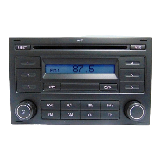 Volkswagen MP3 - CD Player Manuals