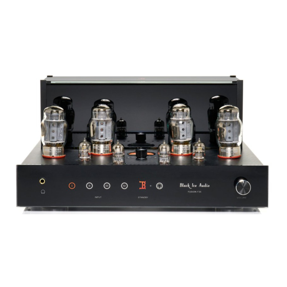 Black Ice Audio Fusion F35 Owner's Manual