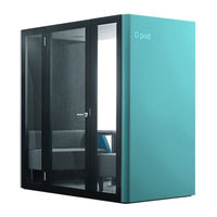 INAPOD Office Pod Series Assembly Diagram