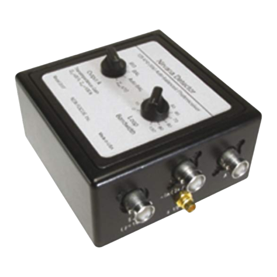 User Manuals: Newport 2007 Optical Receiver