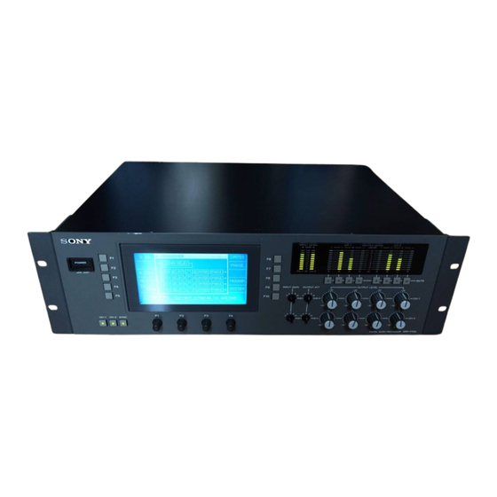 Sony SRP-F700 Instruction Manual
