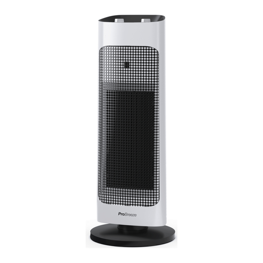 ProBreeze PB-H15 - Ceramic Heater Manual