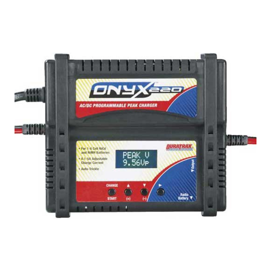 Duratrax Onyx 220 Instructions Manual