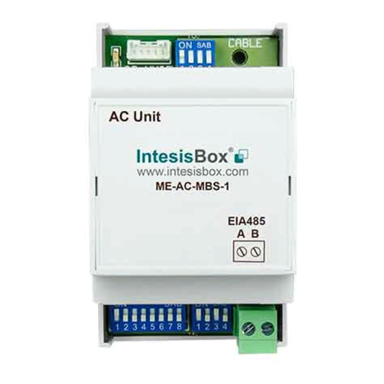 IntesisBox ME-AC-MBS-1 Installation Instructions
