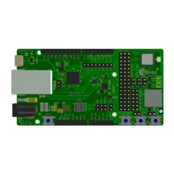 Ublox EVK-NINA-W1 User Manual