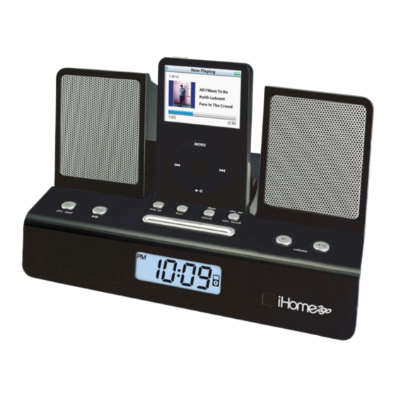 iHome290 iH26 Specifications