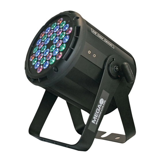 Mega Lite N-E COLOR Cannon User Manual