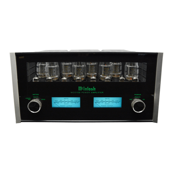 McIntosh MC2102 Owner's Manual