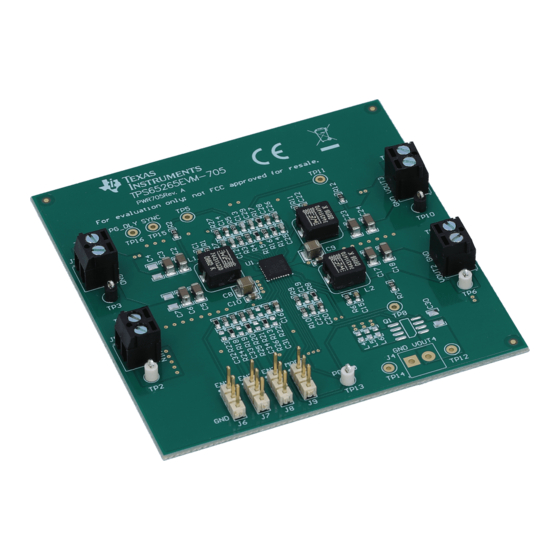 Texas Instruments TPS65265 User Manual