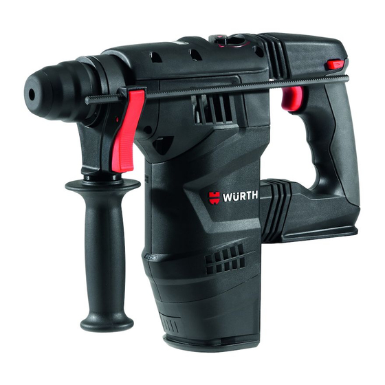 Würth H 28-MA Translation Of The Original Operating Instructions