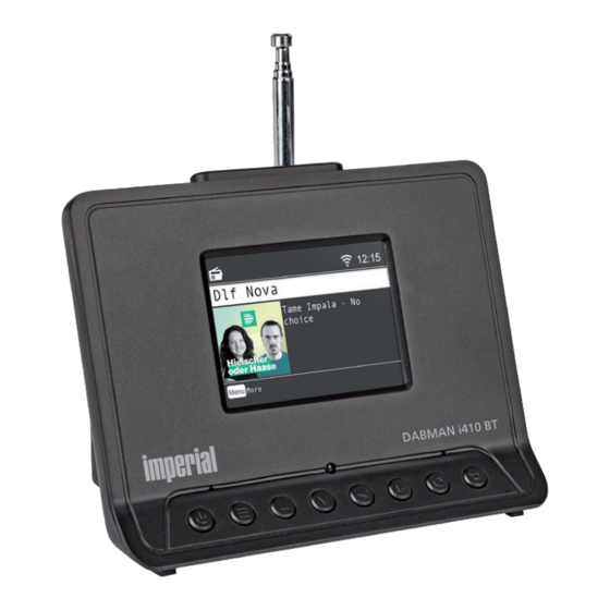 Imperial DABMAN i410 BT User Manual