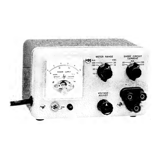 HP 721A Operating And Servicing Manual