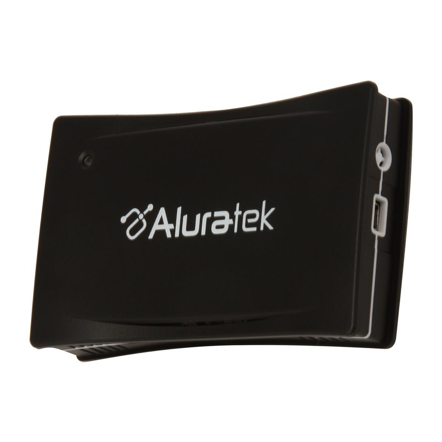 Aluratek AUD100F Product Reference Card