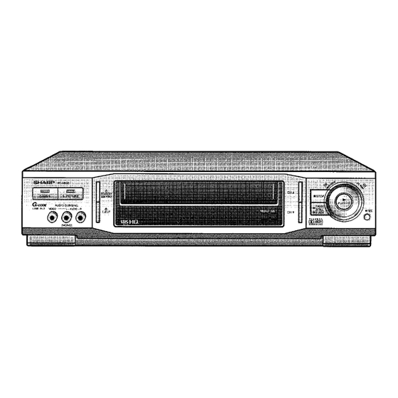 Sharp VC-H900X Operation Manual