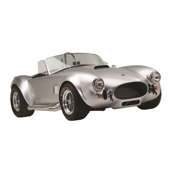 Factory Five Racing MK4 ROADSTER Assembly Manual