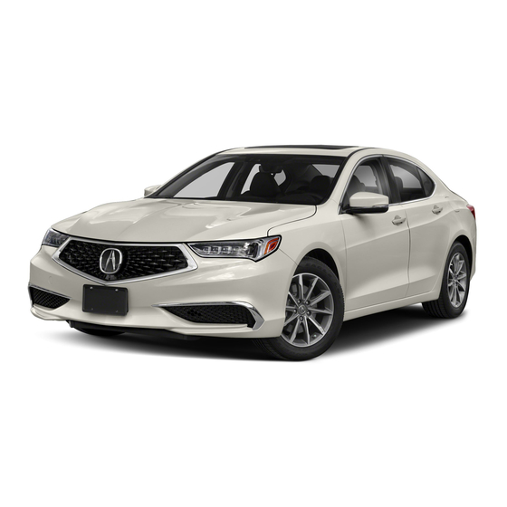 Acura TLX 2020 Owner's Manual