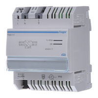 Hager TXA 111 Manual