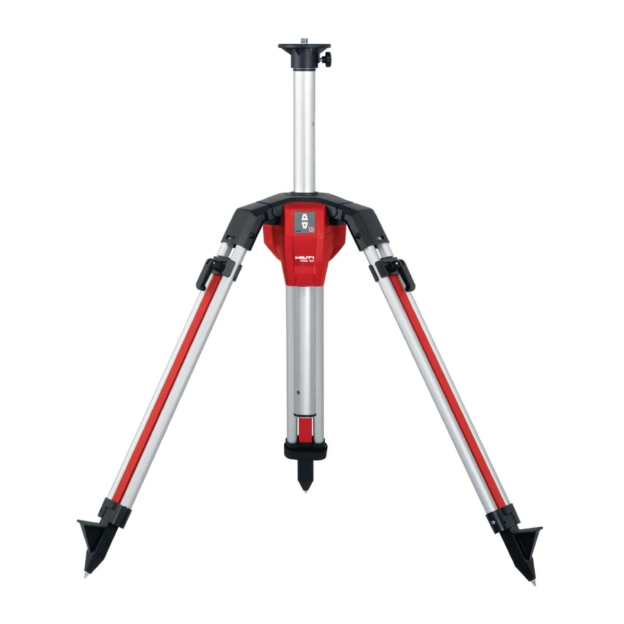Hilti PRA 90 Operating Instructions Manual