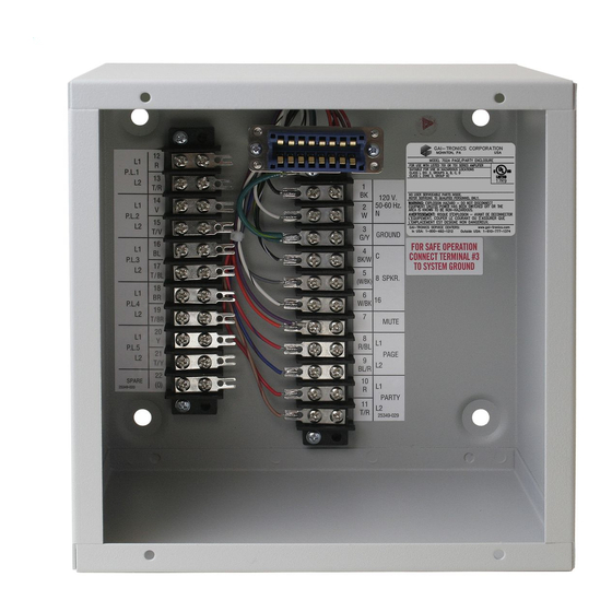 Hubbell GAI-TRONICS 702A Installation Manual