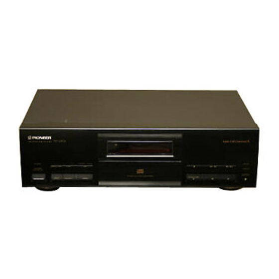 Pioneer DR-U124X-1 CD-ROM Drive Manuals
