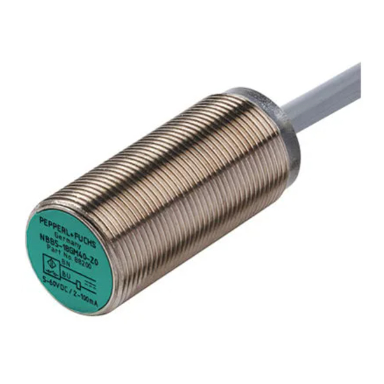 Pepperl+Fuchs NCB8-18GM40-N0-5M Instruction Manual