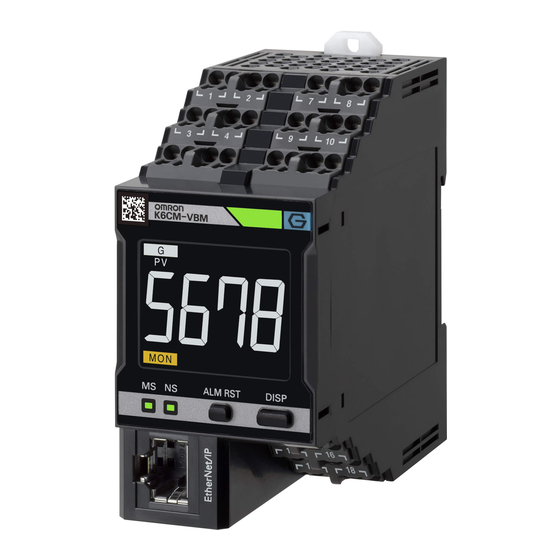 Omron K6CM Usage Manual