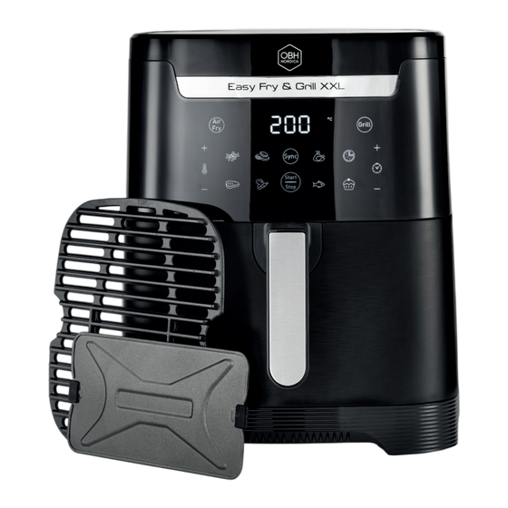 OBH Nordica Easy Fry & Grill XXL Instructions For Use Manual