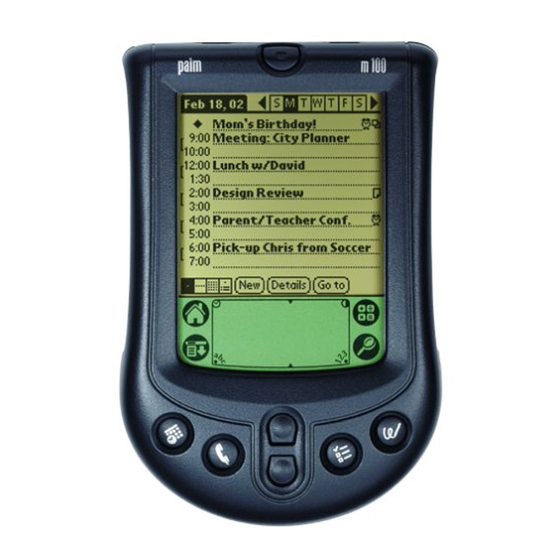 Palm Handhelds m100 Handbook