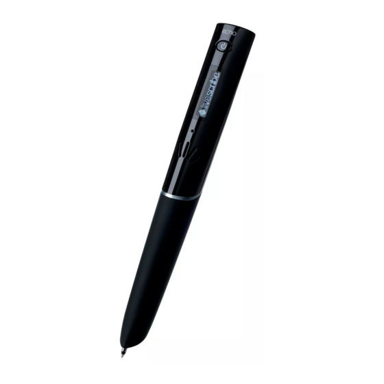 Echo Smartpen Quick Manual