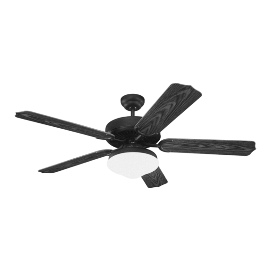 Monte Carlo Fan Company 5WF52XXD-L Series Fan Owner's Manual And Installation Manual