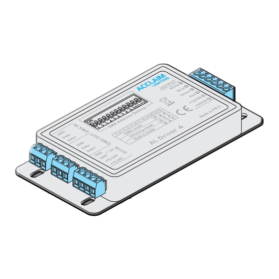 Acclaim Lighting AL Driver series User Manual