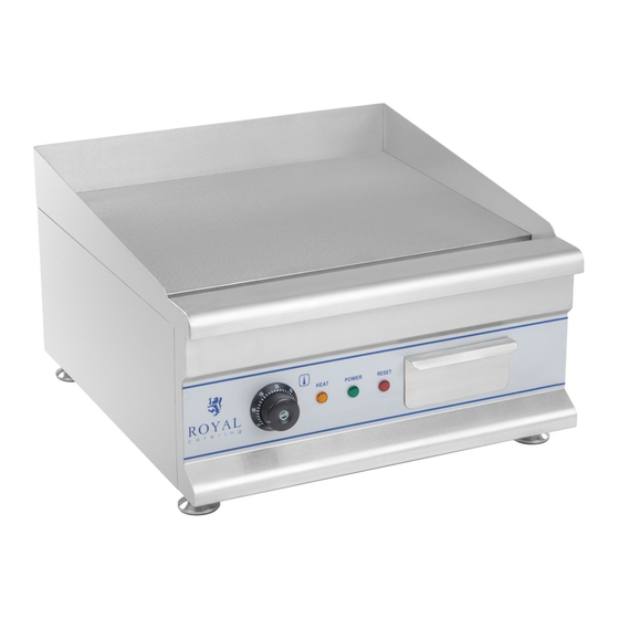 Royal Catering RCG 50 User Manual