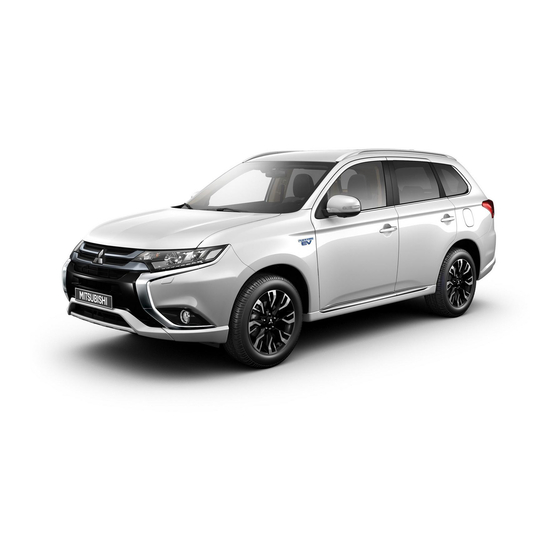 Mitsubishi MOTORS Outlander PHEV 2016 Owner's Manual