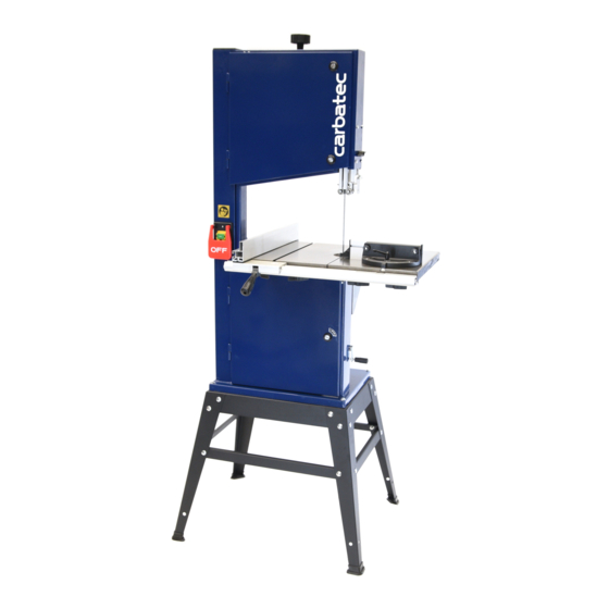 Carbatec BS-345H Owner's Manual