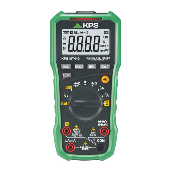 KPS -MT440 Instruction Manual