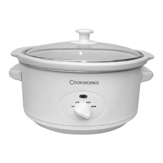 Cookworks 4228709 Instruction Manual