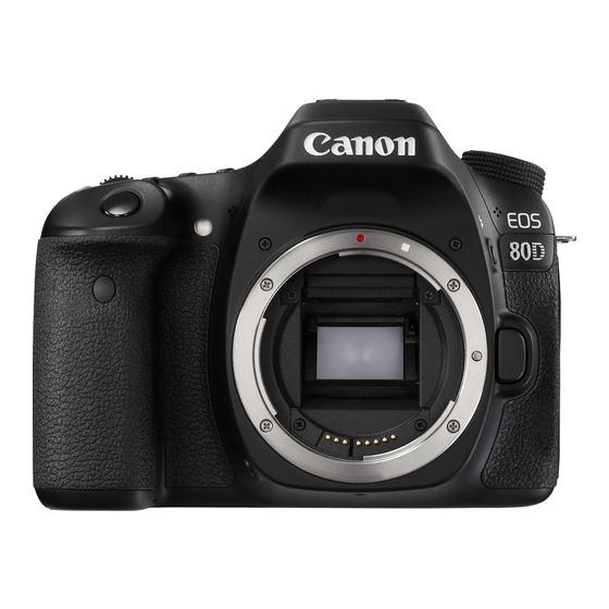 Canon 80D Help Manual