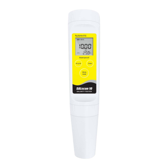 Bante Instruments SALscan10 User Manual